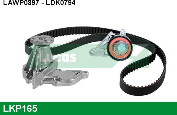 LUCAS LKP165 - Water Pump & Timing Belt Set www.autospares.lv