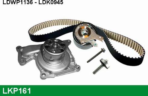 LUCAS LKP161 - Ūdenssūknis + Zobsiksnas komplekts www.autospares.lv