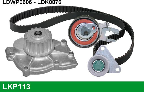 LUCAS LKP113 - Ūdenssūknis + Zobsiksnas komplekts autospares.lv