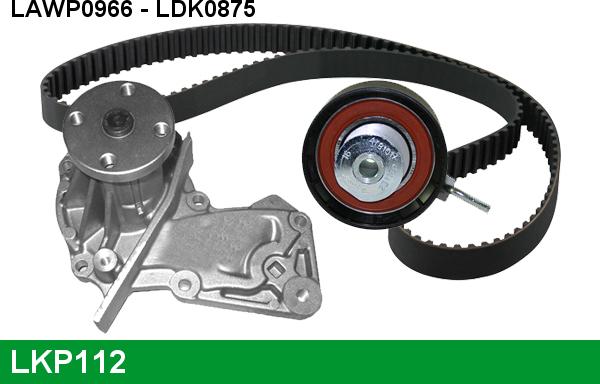 LUCAS LKP112 - Ūdenssūknis + Zobsiksnas komplekts www.autospares.lv