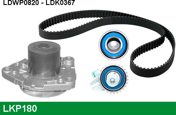 LUCAS LKP180 - Ūdenssūknis + Zobsiksnas komplekts www.autospares.lv