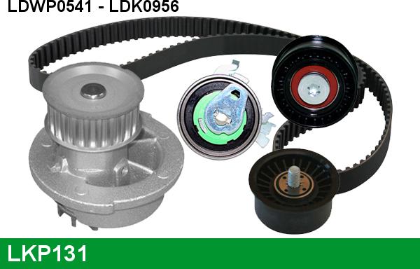 LUCAS LKP131 - Ūdenssūknis + Zobsiksnas komplekts www.autospares.lv