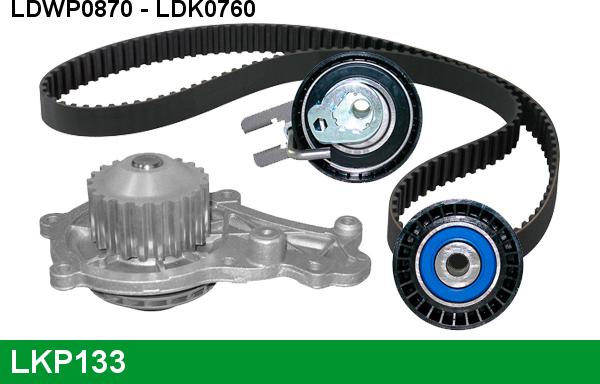 LUCAS LKP133 - Water Pump & Timing Belt Set www.autospares.lv