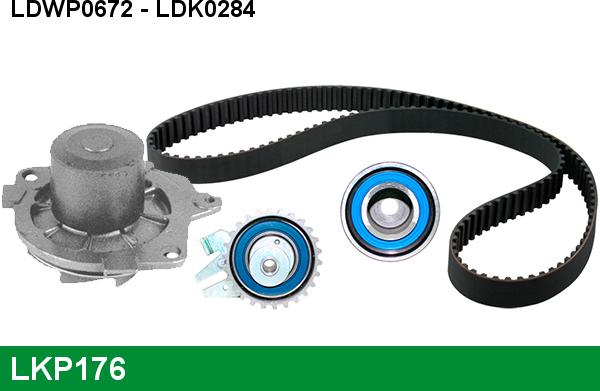 LUCAS LKP176 - Water Pump & Timing Belt Set www.autospares.lv