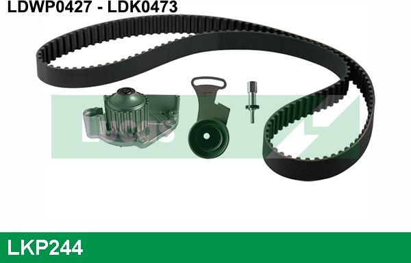 LUCAS LKP244 - Ūdenssūknis + Zobsiksnas komplekts www.autospares.lv