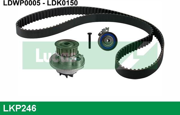 LUCAS LKP246 - Water Pump & Timing Belt Set www.autospares.lv