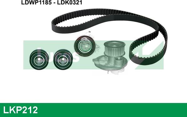 LUCAS LKP212 - Water Pump & Timing Belt Set www.autospares.lv