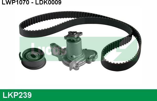 LUCAS LKP239 - Ūdenssūknis + Zobsiksnas komplekts www.autospares.lv