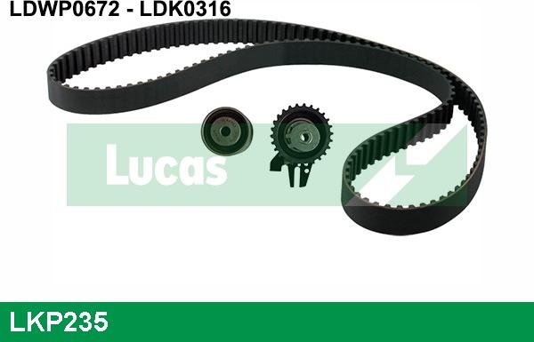 LUCAS LKP235 - Water Pump & Timing Belt Set www.autospares.lv