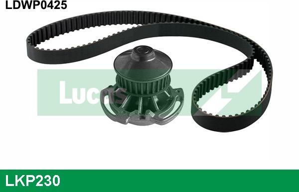 LUCAS LKP230 - Ūdenssūknis + Zobsiksnas komplekts www.autospares.lv