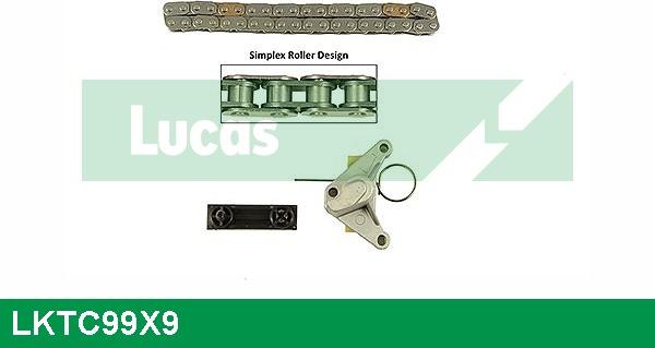 LUCAS LKTC99X9 - Sadales vārpstas piedziņas ķēdes komplekts www.autospares.lv