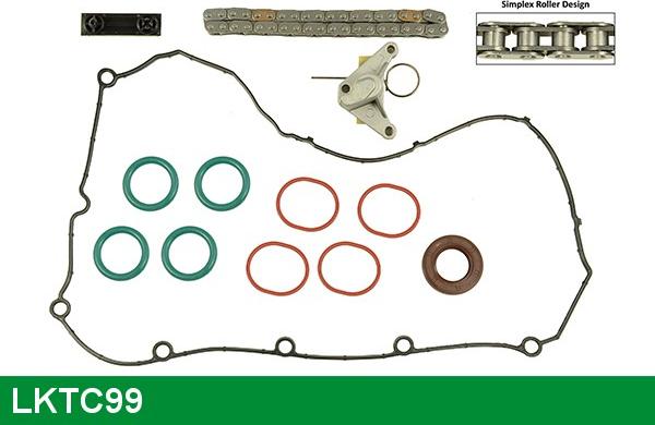 LUCAS LKTC99 - Sadales vārpstas piedziņas ķēdes komplekts www.autospares.lv