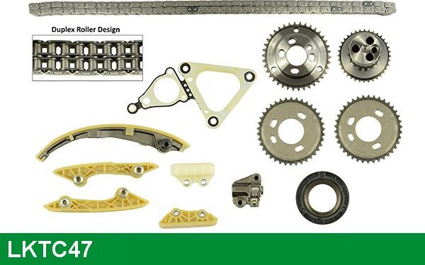 LUCAS LKTC47 - Sadales vārpstas piedziņas ķēdes komplekts autospares.lv