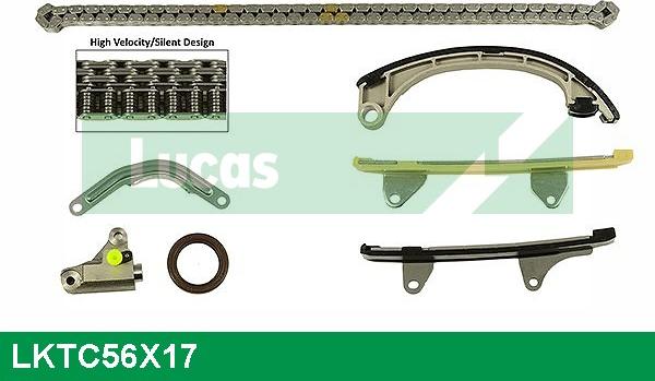 LUCAS LKTC56X17 - Sadales vārpstas piedziņas ķēdes komplekts www.autospares.lv