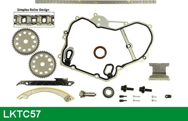 LUCAS LKTC57 - Sadales vārpstas piedziņas ķēdes komplekts autospares.lv