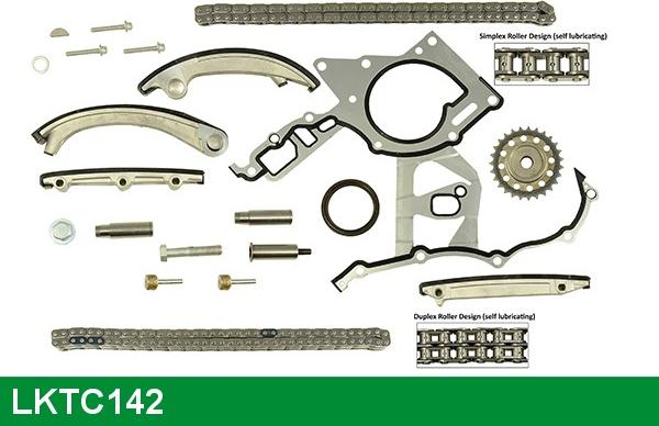 LUCAS LKTC142 - Sadales vārpstas piedziņas ķēdes komplekts www.autospares.lv