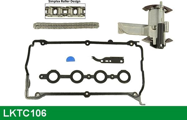 LUCAS LKTC106 - Sadales vārpstas piedziņas ķēdes komplekts www.autospares.lv