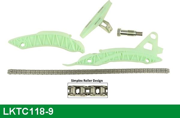 LUCAS LKTC118-9 - Timing Chain Kit www.autospares.lv