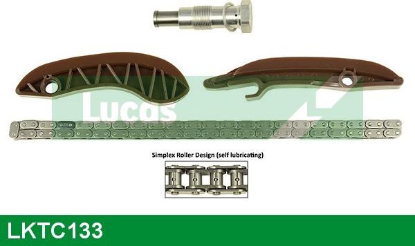 LUCAS LKTC133 - Sadales vārpstas piedziņas ķēdes komplekts www.autospares.lv