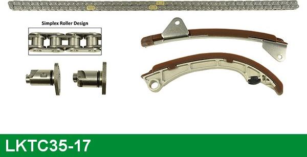 LUCAS LKTC35-17 - Sadales vārpstas piedziņas ķēdes komplekts www.autospares.lv