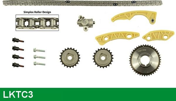 LUCAS LKTC3 - Sadales vārpstas piedziņas ķēdes komplekts www.autospares.lv