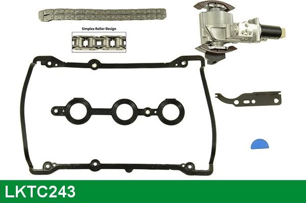 LUCAS LKTC243 - Sadales vārpstas piedziņas ķēdes komplekts www.autospares.lv