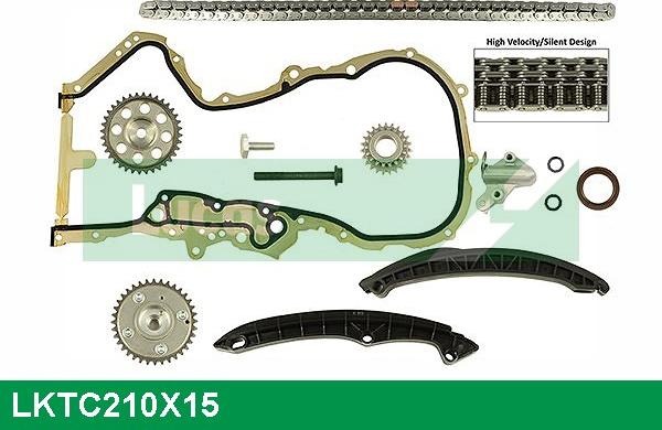 LUCAS LKTC210X15 - Sadales vārpstas piedziņas ķēdes komplekts www.autospares.lv