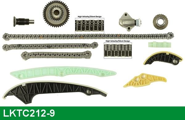 LUCAS LKTC212-9 - Sadales vārpstas piedziņas ķēdes komplekts www.autospares.lv