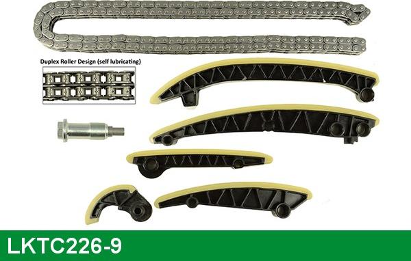 LUCAS LKTC226-9 - Sadales vārpstas piedziņas ķēdes komplekts www.autospares.lv