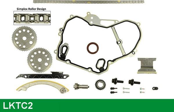 LUCAS LKTC2 - Sadales vārpstas piedziņas ķēdes komplekts autospares.lv