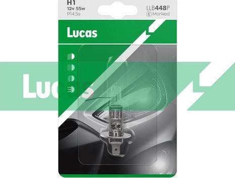 LUCAS LLB448P - Kvēlspuldze, Tālās gaismas lukturis www.autospares.lv