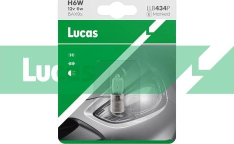 LUCAS LLB434P - Kvēlspuldze, Atpakaļgaitas signāla lukturis www.autospares.lv