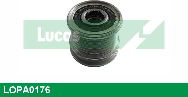 LUCAS LOPA0176 - Piedziņas skriemelis, Ģenerators www.autospares.lv