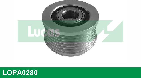 LUCAS LOPA0280 - Шкив генератора, муфта www.autospares.lv