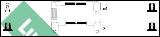 LUCAS LUC4429 - Augstsprieguma vadu komplekts www.autospares.lv