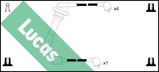 LUCAS LUC4520 - Augstsprieguma vadu komplekts www.autospares.lv