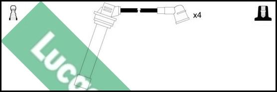 LUCAS LUC4309 - Augstsprieguma vadu komplekts www.autospares.lv