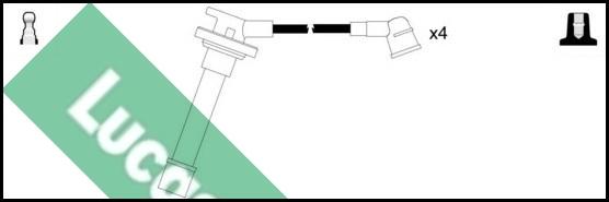 LUCAS LUC4307 - Augstsprieguma vadu komplekts www.autospares.lv