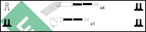 LUCAS LUC4245 - Augstsprieguma vadu komplekts www.autospares.lv