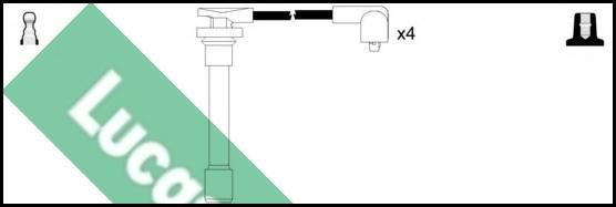 LUCAS LUC4240 - Augstsprieguma vadu komplekts www.autospares.lv