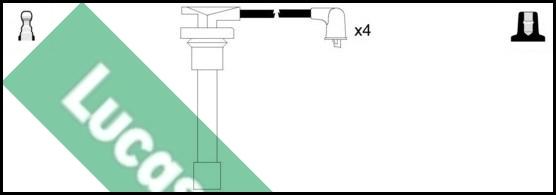 LUCAS LUC4242 - Augstsprieguma vadu komplekts www.autospares.lv