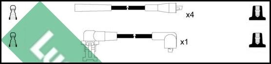 LUCAS LUC4235 - Augstsprieguma vadu komplekts www.autospares.lv