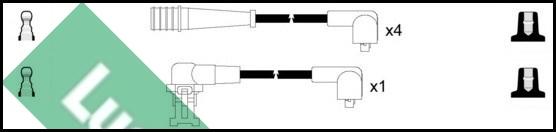 LUCAS LUC4237 - Augstsprieguma vadu komplekts www.autospares.lv