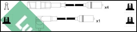 LUCAS LUC5217 - Augstsprieguma vadu komplekts www.autospares.lv