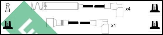 LUCAS LUC7444 - Augstsprieguma vadu komplekts www.autospares.lv