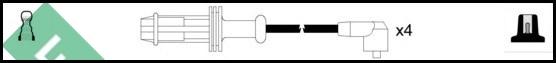 LUCAS LUC7447 - Augstsprieguma vadu komplekts www.autospares.lv