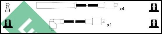 LUCAS LUC7453 - Augstsprieguma vadu komplekts www.autospares.lv