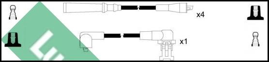 LUCAS LUC7036 - Augstsprieguma vadu komplekts autospares.lv