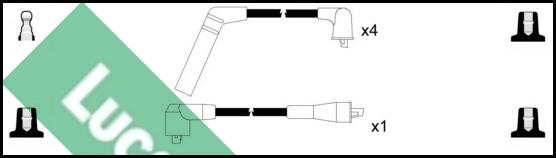 LUCAS LUC7140 - Augstsprieguma vadu komplekts www.autospares.lv