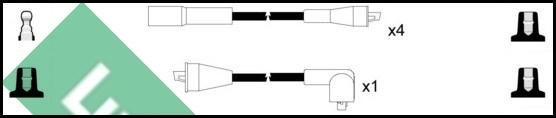 LUCAS LUC7102 - Augstsprieguma vadu komplekts www.autospares.lv